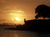 Západ slunce nad Old San Juan